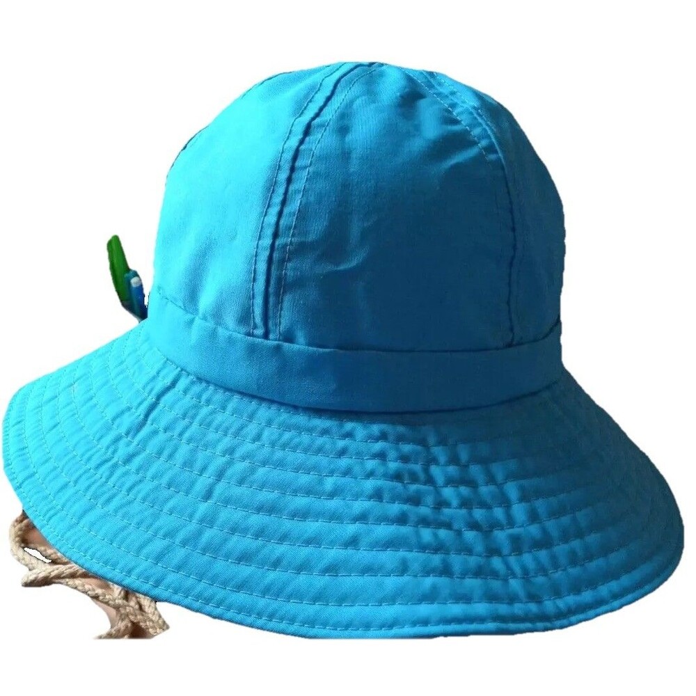Bucket Hat Blue One Size Women's Union Made Vintage Gardening Beach Classic NOS